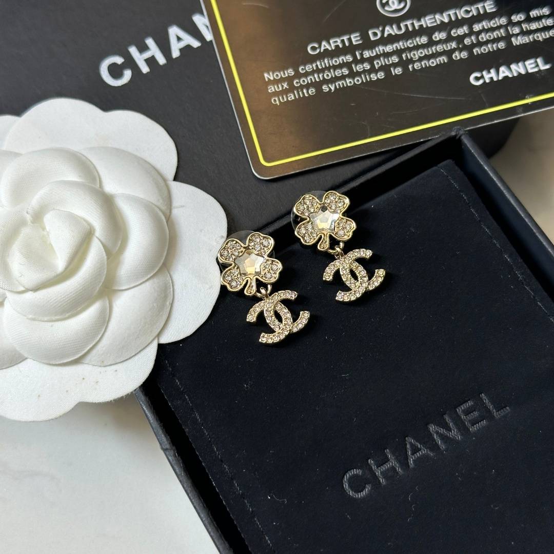 CHANEL シャネル レディース ピアス CCロゴ フラワー ロゴピアス 上品なアクセサリー ゴールド - 画像 6