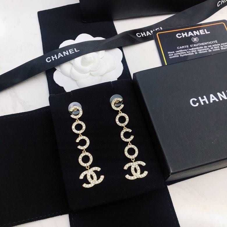 CHANEL シャネル レディース ピアス CCロゴ チェーンモチーフ ブランドピアス ゴールド - 画像 2