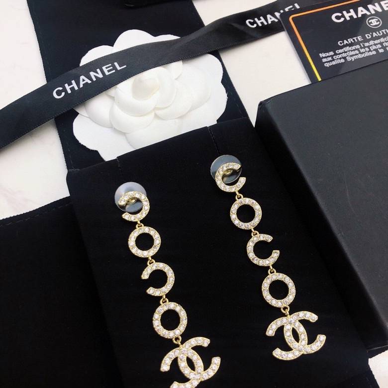 CHANEL シャネル レディース ピアス CCロゴ チェーンモチーフ ブランドピアス ゴールド - 画像 3