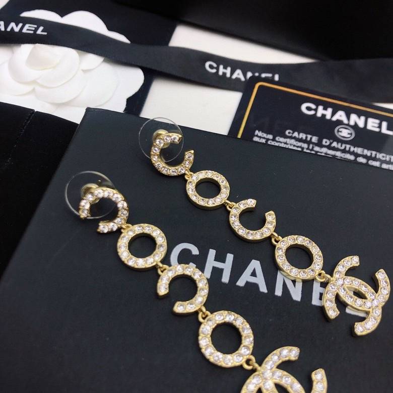 CHANEL シャネル レディース ピアス CCロゴ チェーンモチーフ ブランドピアス ゴールド - 画像 5