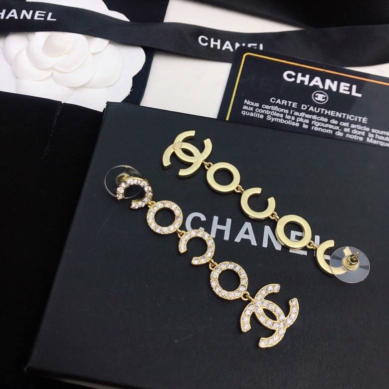 CHANEL シャネル レディース ピアス CCロゴ チェーンモチーフ ブランドピアス ゴールド - 画像 6