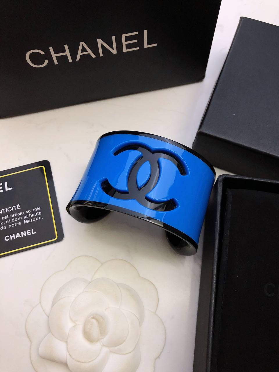 CHANEL シャネル レディース ブレスレット CCロゴ ブランドブレスレット 上品なアクセサリー イエロー - 画像 8