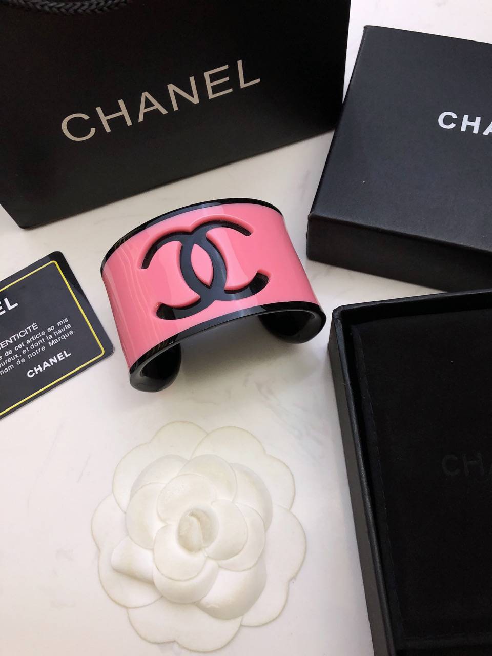 CHANEL シャネル レディース ブレスレット CCロゴ ブランドブレスレット 上品なアクセサリー イエロー - 画像 9