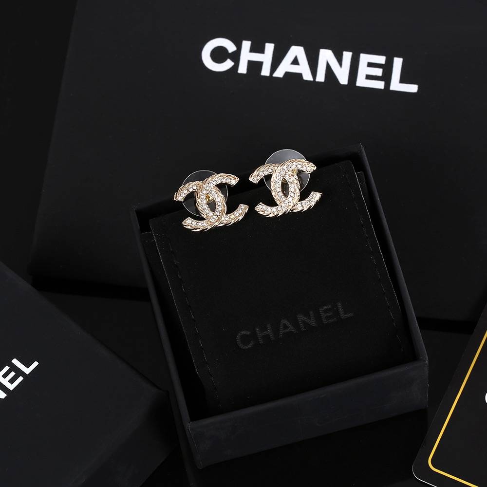 CHANEL シャネル レディース ピアス CCロゴ ダブルC ブランドピアス 上品なアクセサリー ゴールド - 画像 8