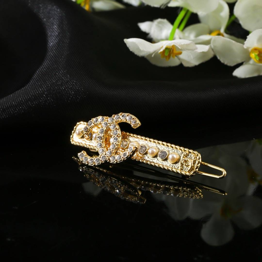 CHANEL シャネル レディース ブローチ CCロゴ パール チェーンモチーフ ブランドブローチ ゴールド - 画像 4