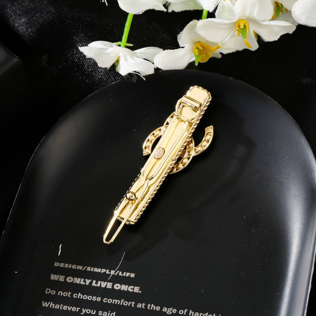 CHANEL シャネル レディース ブローチ CCロゴ パール チェーンモチーフ ブランドブローチ ゴールド - 画像 5