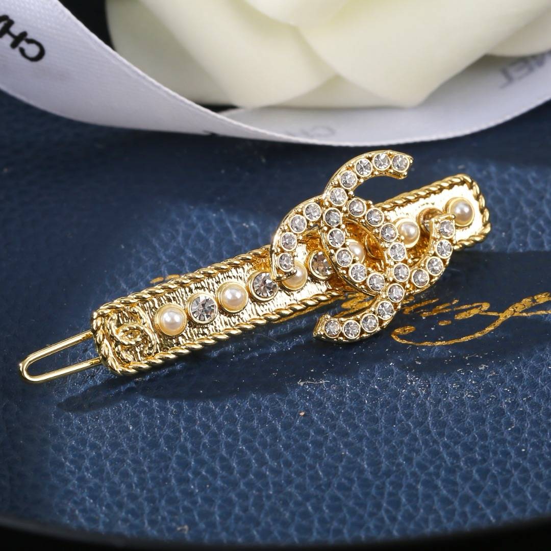 CHANEL シャネル レディース ブローチ CCロゴ パール チェーンモチーフ ブランドブローチ ゴールド - 画像 6
