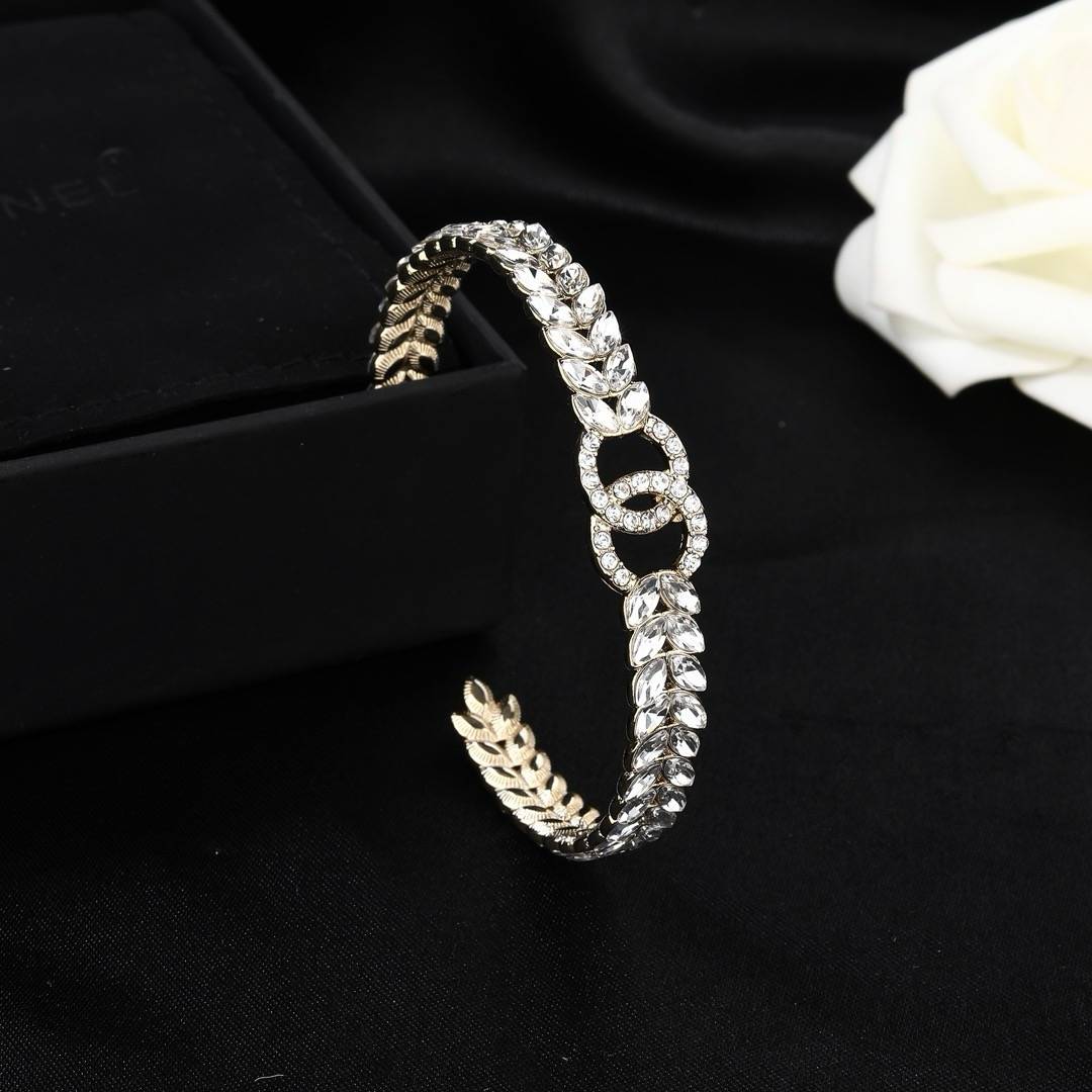 CHANEL シャネル レディース ブレスレット ダブルC チェーンモチーフ ブランドブレスレット ゴールド - 画像 6