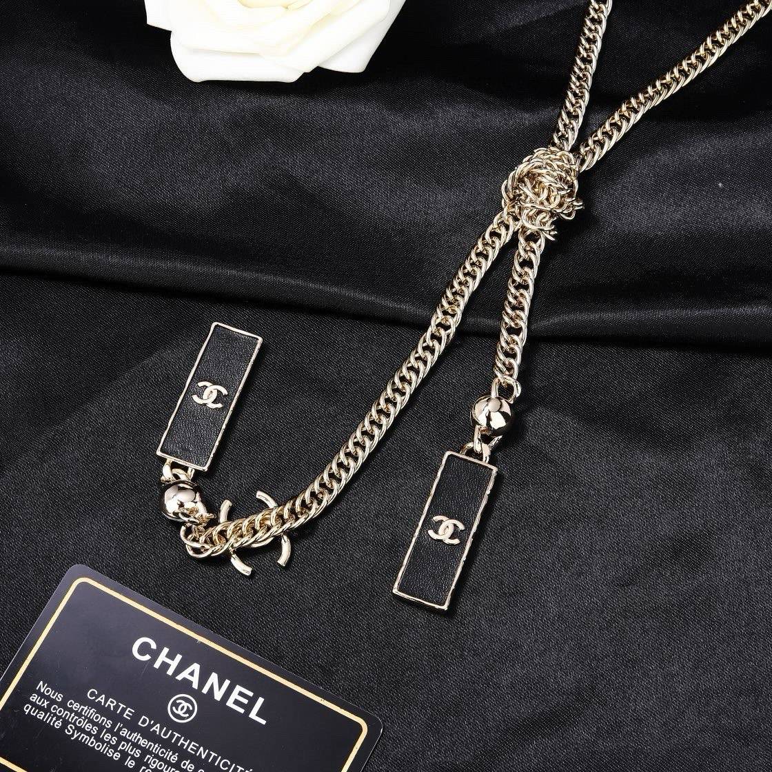 CHANEL シャネル レディース ネックレス CCロゴ チェーンモチーフ ブランドネックレス 上品なアクセサリー ゴールド - 画像 3