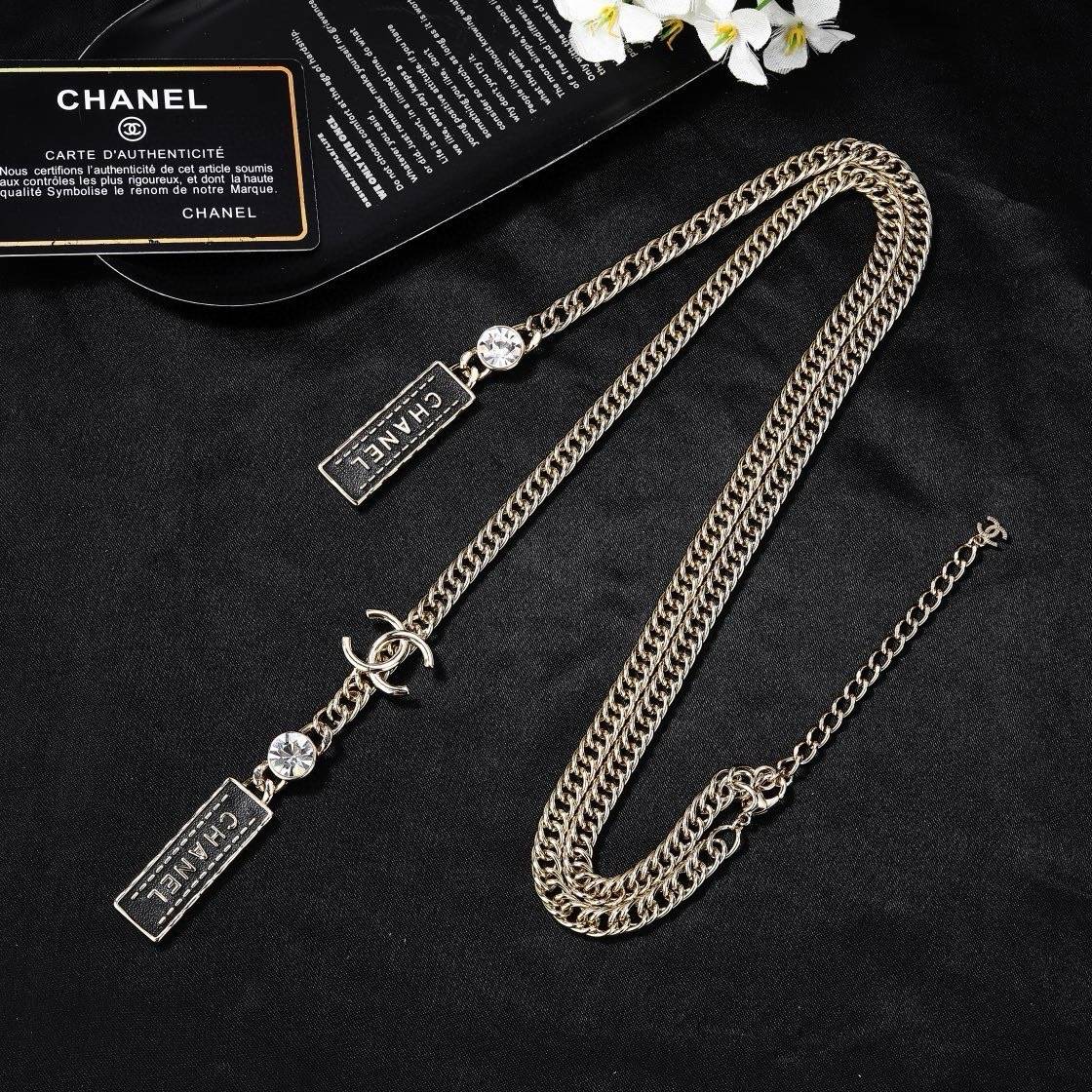 CHANEL シャネル レディース ネックレス CCロゴ チェーンモチーフ ブランドネックレス 上品なアクセサリー ゴールド - 画像 4
