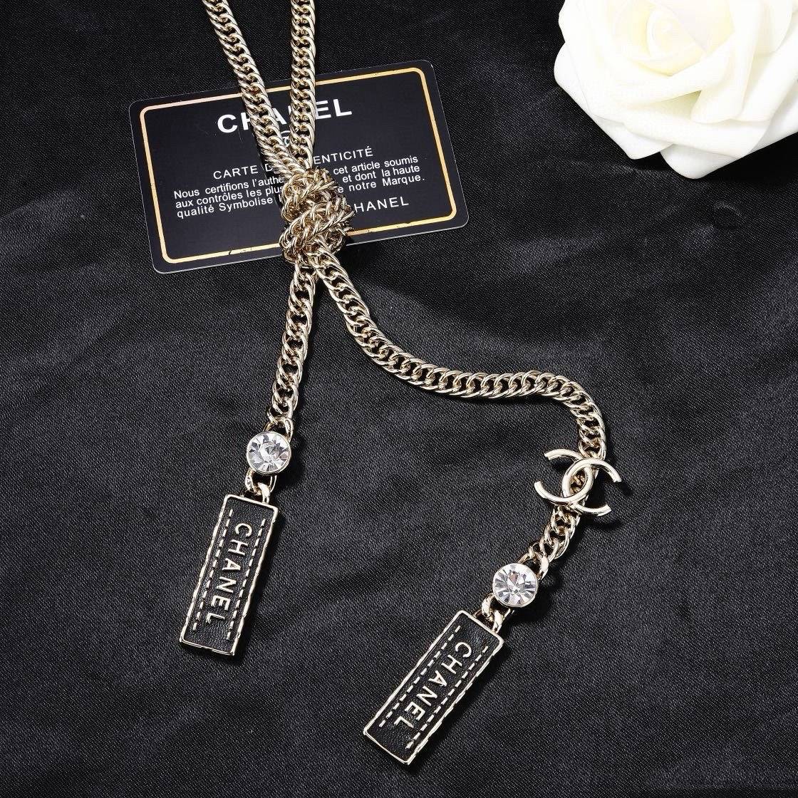 CHANEL シャネル レディース ネックレス CCロゴ チェーンモチーフ ブランドネックレス 上品なアクセサリー ゴールド - 画像 5
