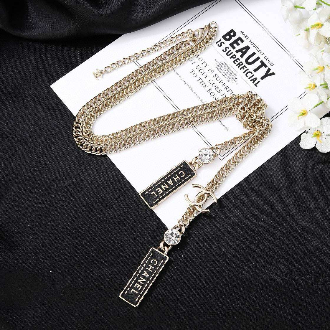 CHANEL シャネル レディース ネックレス CCロゴ チェーンモチーフ ブランドネックレス 上品なアクセサリー ゴールド - 画像 7