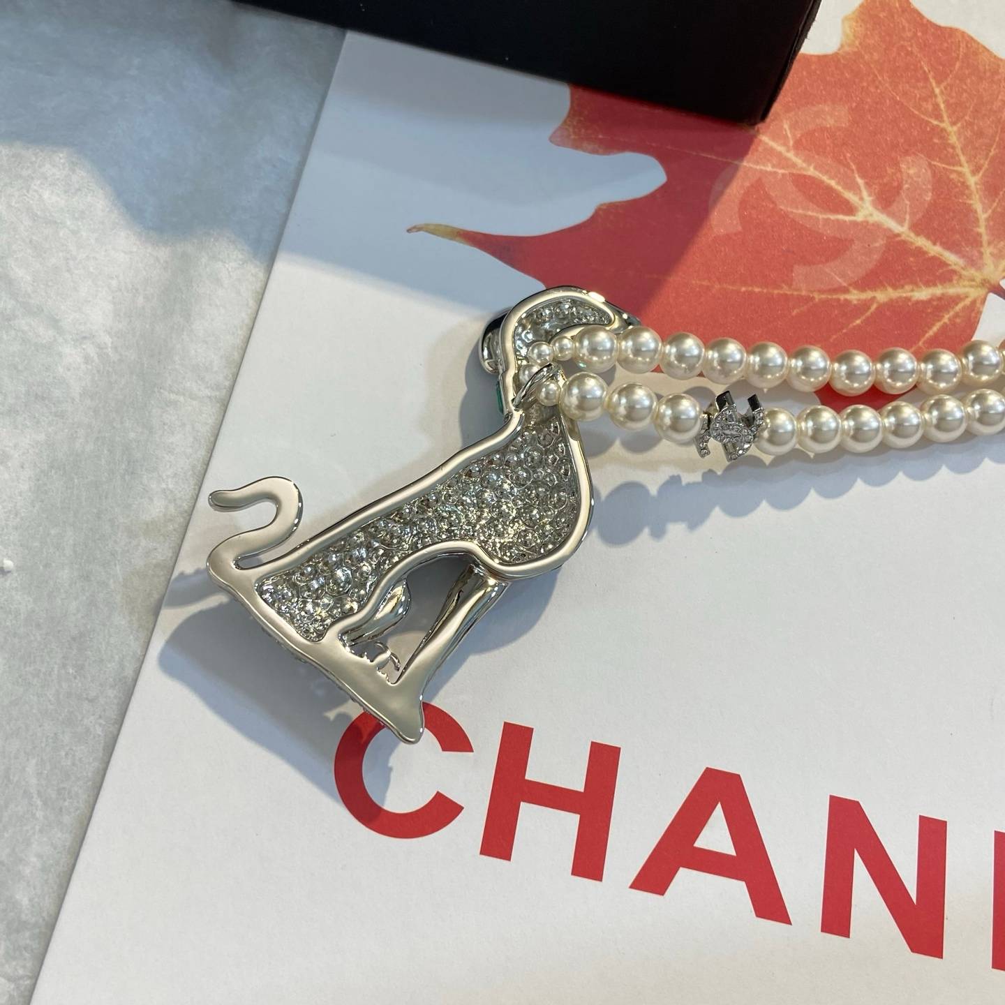 CHANEL シャネル レディース ネックレス チェーンモチーフ ロゴプレート ブランドネックレス シルバー - 画像 5