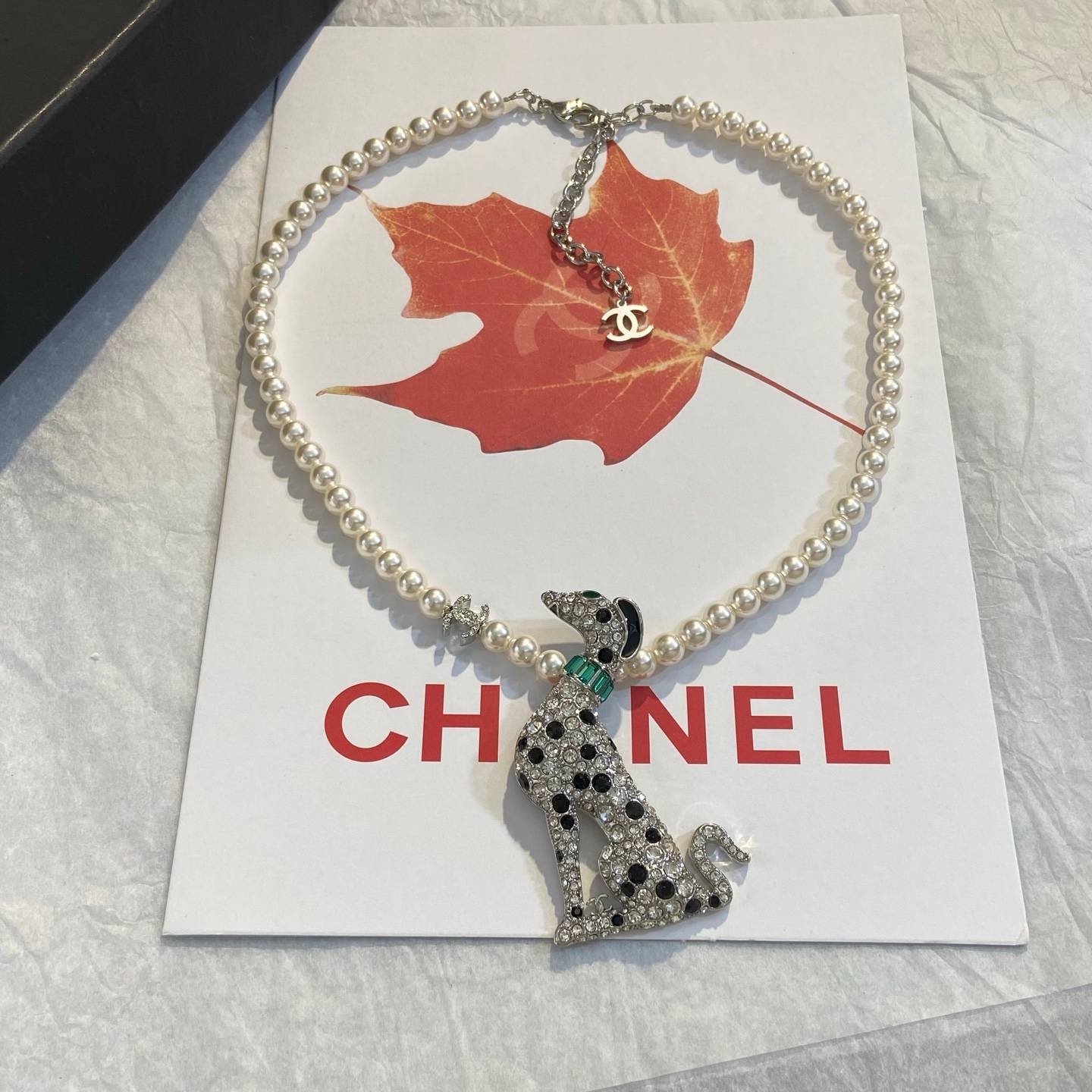 CHANEL シャネル レディース ネックレス チェーンモチーフ ロゴプレート ブランドネックレス シルバー - 画像 7