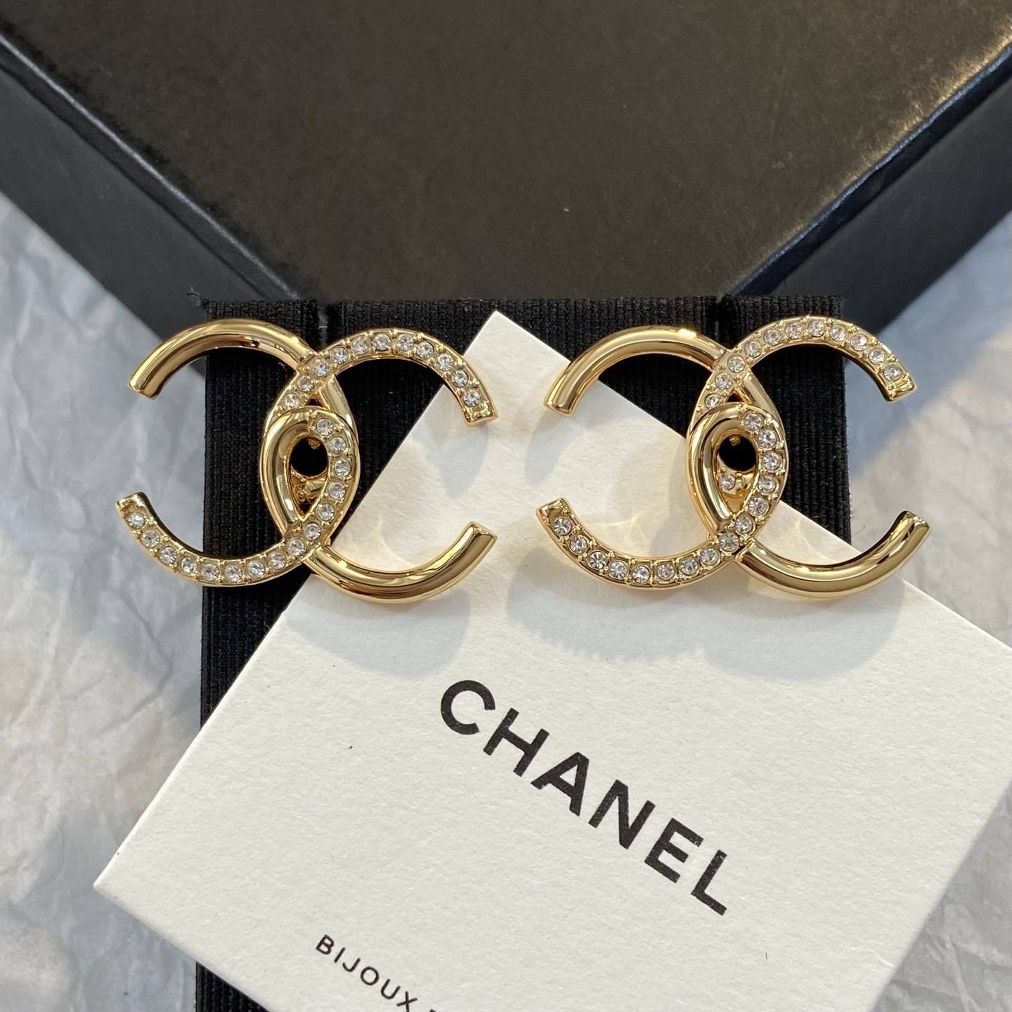 CHANEL シャネル レディース ピアス CCロゴ ダブルC ブランドピアス 上品なアクセサリー ゴールド
