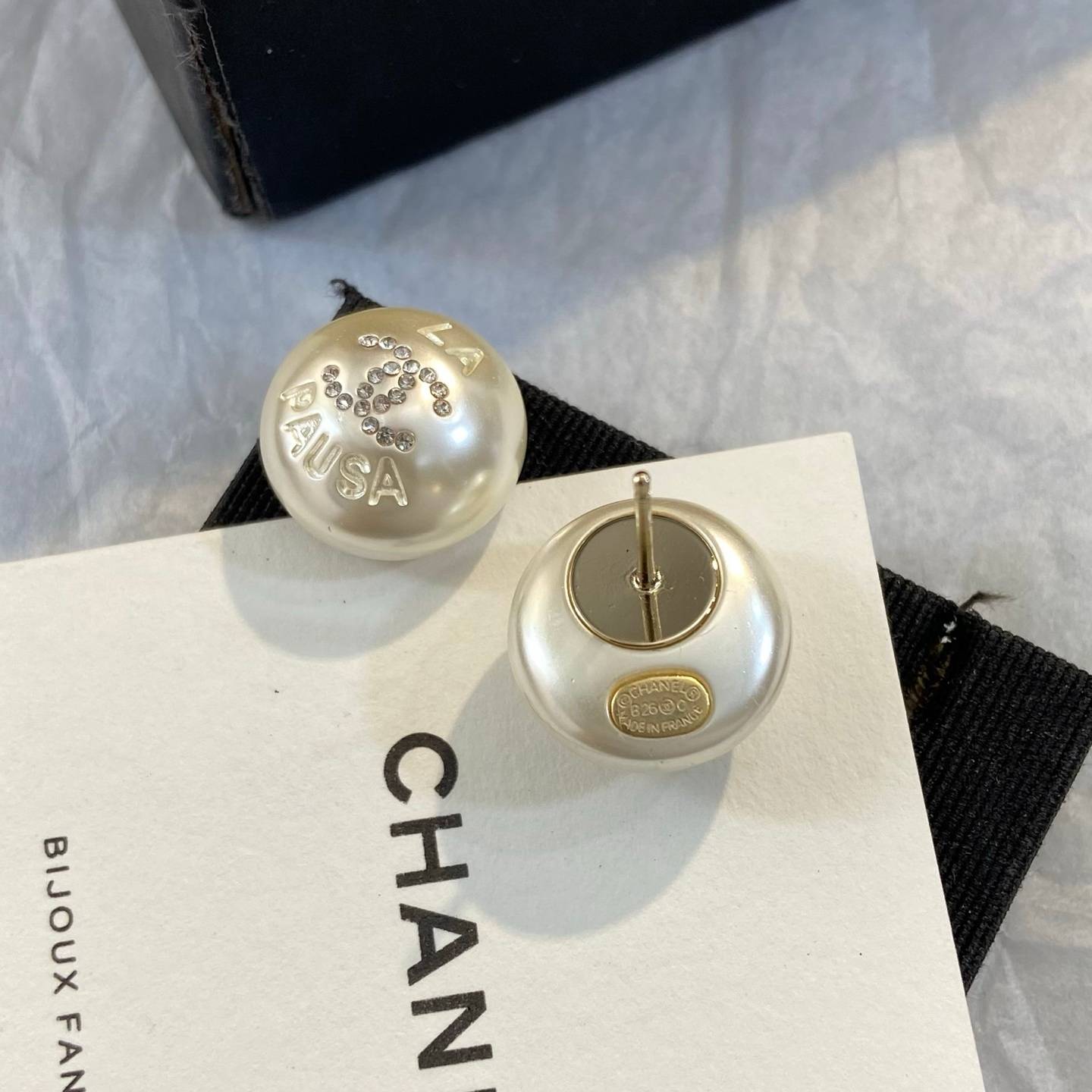 CHANEL シャネル レディース ピアス パール ココマーク ブランドピアス 上品なアクセサリー シルバー - 画像 5