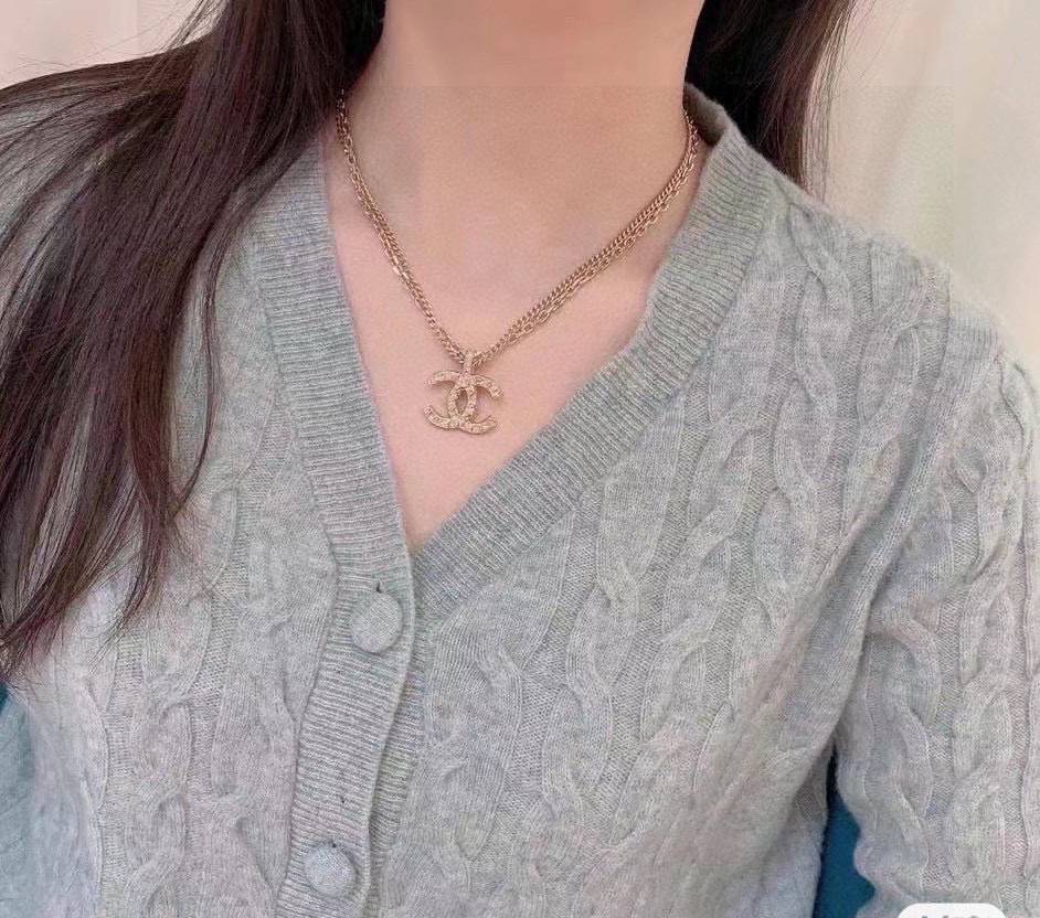 CHANEL シャネル レディース ネックレス CCロゴ ブランドネックレス 上品なアクセサリー ゴールド - 画像 4