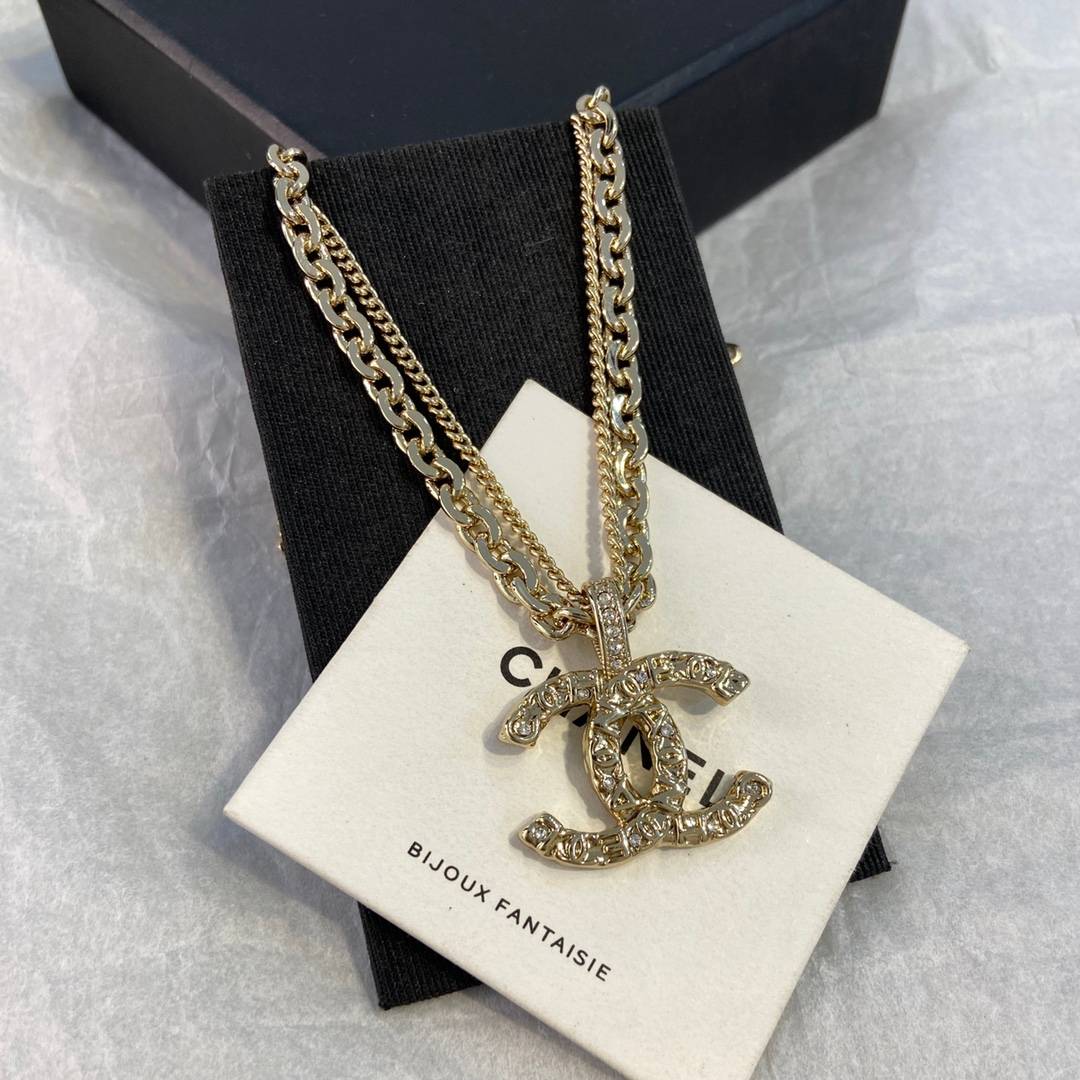 CHANEL シャネル レディース ネックレス CCロゴ ブランドネックレス 上品なアクセサリー ゴールド - 画像 7