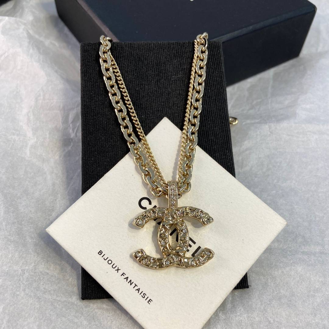 CHANEL シャネル レディース ネックレス CCロゴ ブランドネックレス 上品なアクセサリー ゴールド - 画像 8