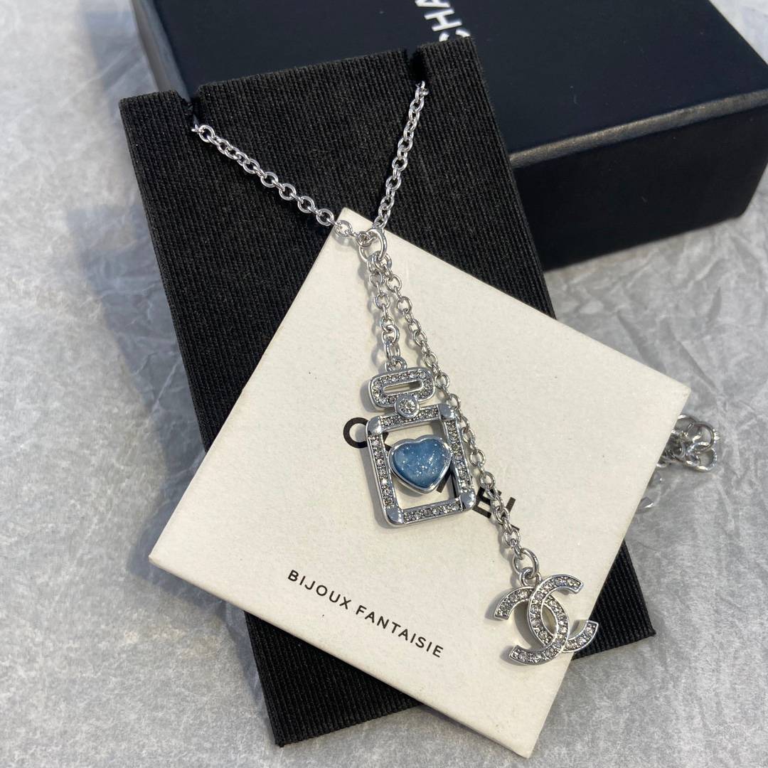 CHANEL シャネル レディース ネックレス ブランドネックレス ロゴプレート ブランドジュエリー シルバー - 画像 8