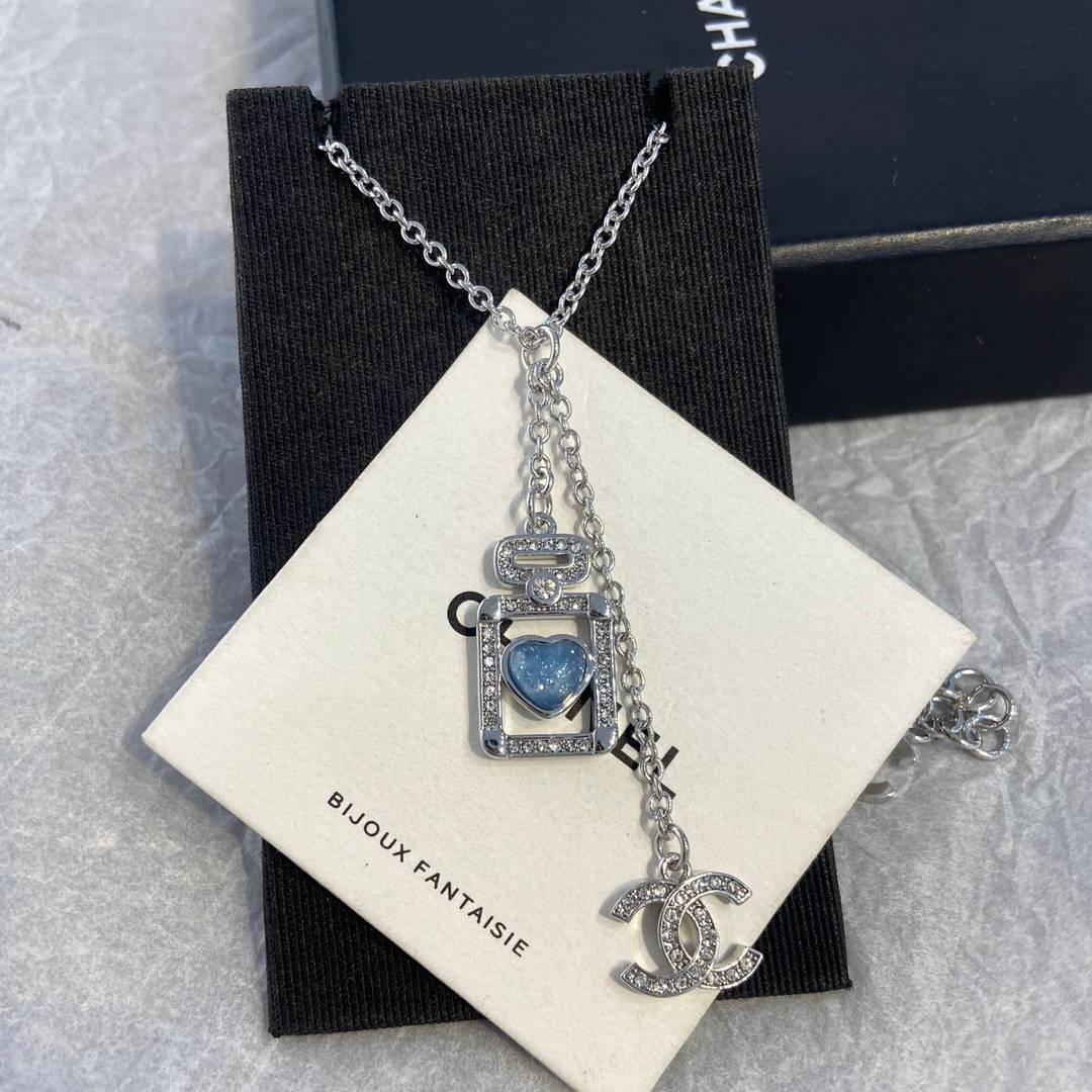 CHANEL シャネル レディース ネックレス ブランドネックレス ロゴプレート ブランドジュエリー シルバー - 画像 9