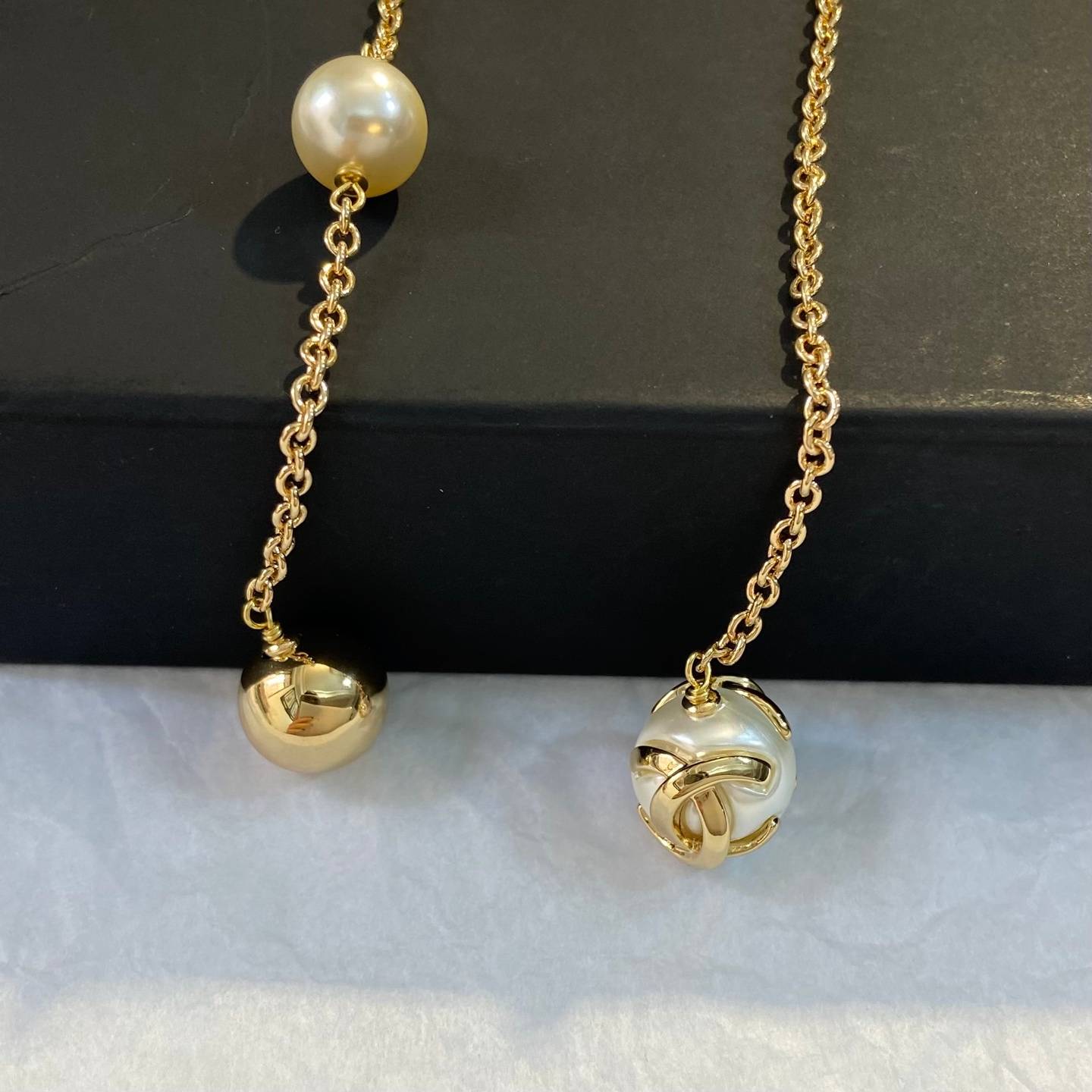 CHANEL シャネル レディース ネックレス ロゴプレート ダブルC ブランドネックレス ゴールド - 画像 4