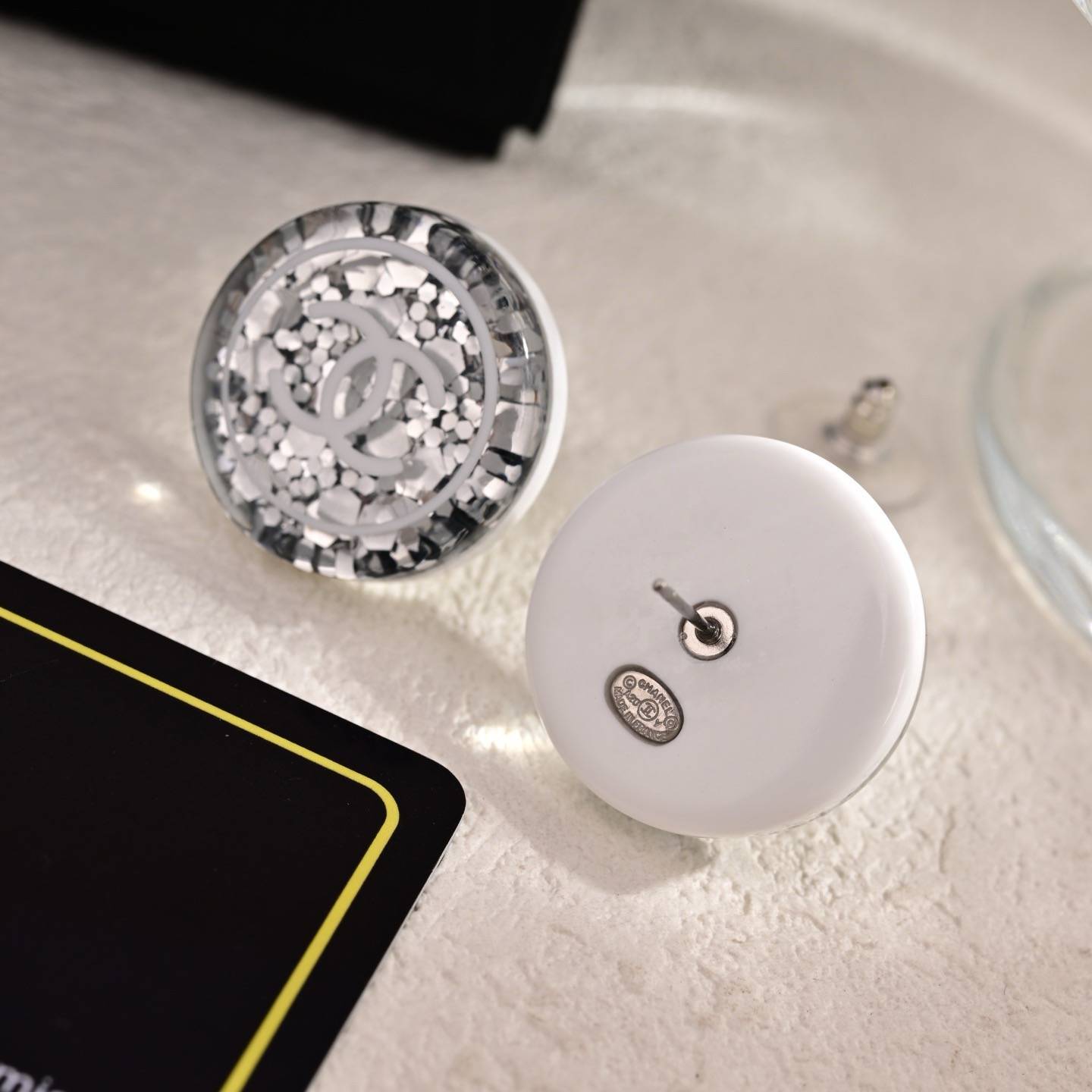 CHANEL シャネル レディース ピアス CCロゴ ダブルC ブランドピアス 上品なアクセサリー シルバー - 画像 5
