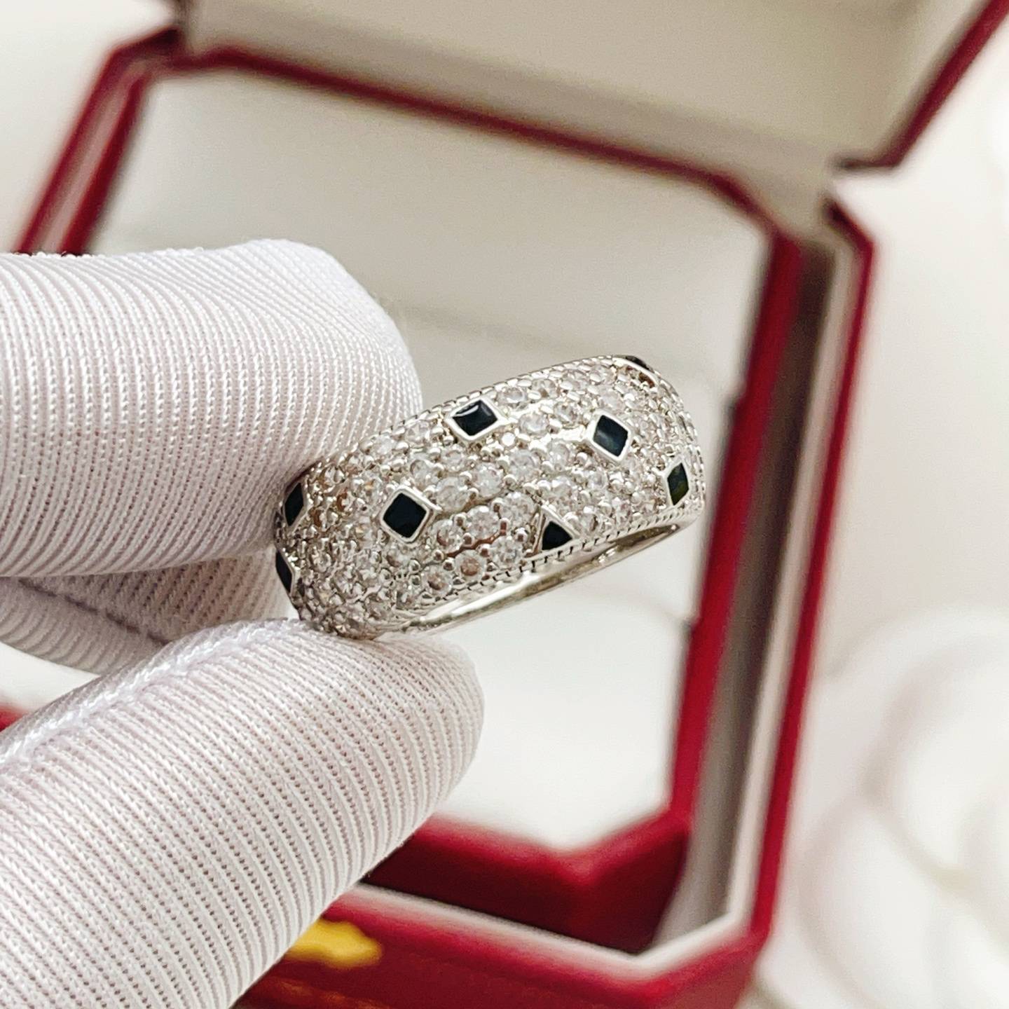 Cartier カルティエ レディース リング パンテール 750 YG ダイヤモンド ブランドジュエリー 普段使い ギフト - 画像 4