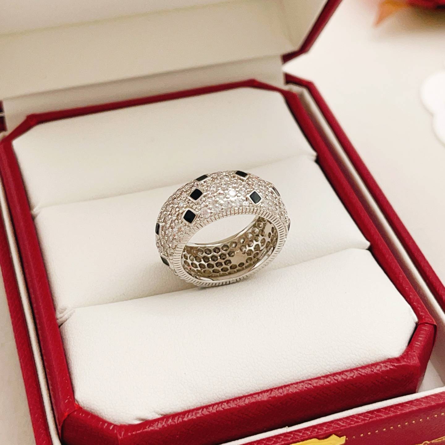 Cartier カルティエ レディース リング パンテール 750 YG ダイヤモンド ブランドジュエリー 普段使い ギフト - 画像 6
