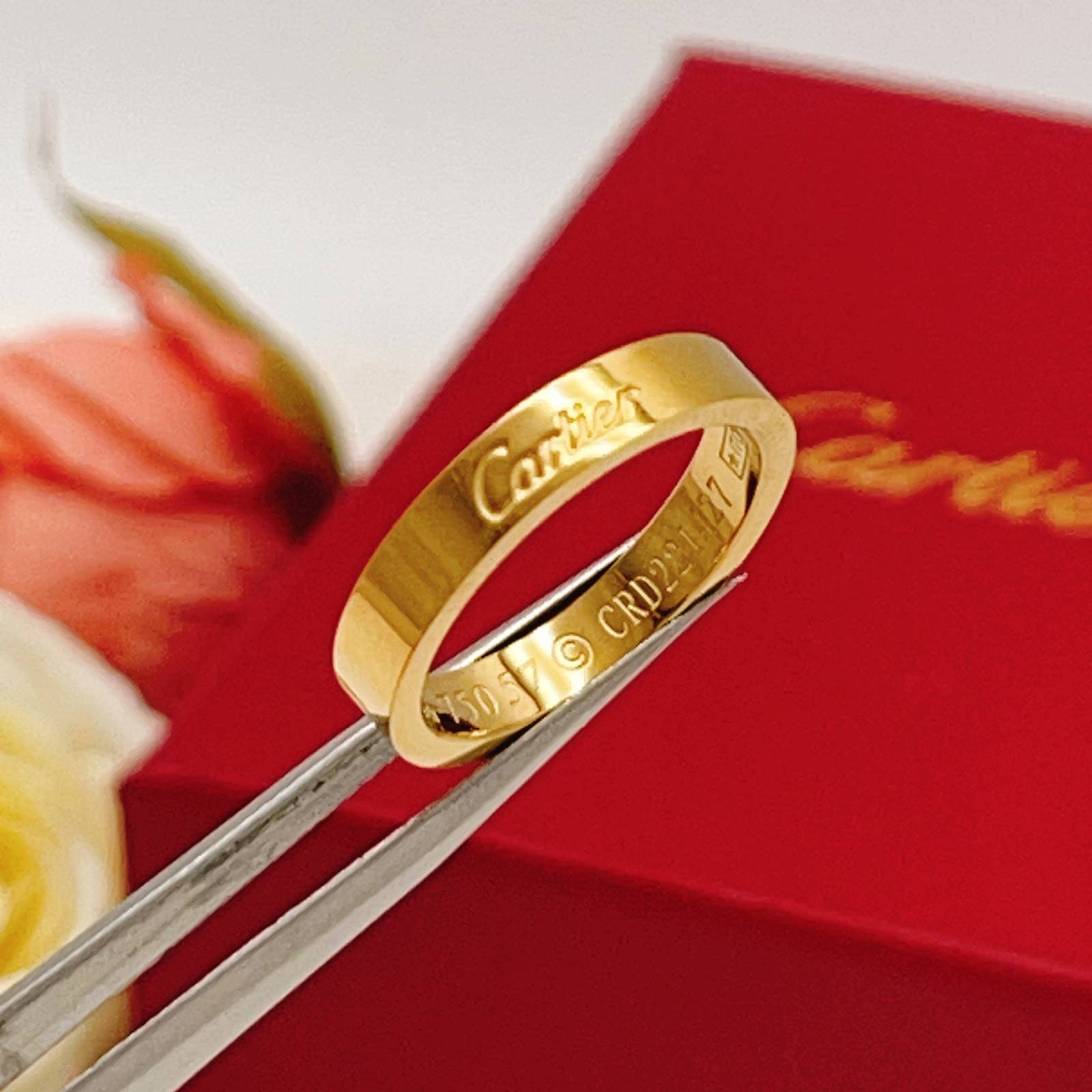 Cartier カルティエ レディース リング ジュスト アン クル 750 YG ブランドジュエリー 普段使い ギフト - 画像 2