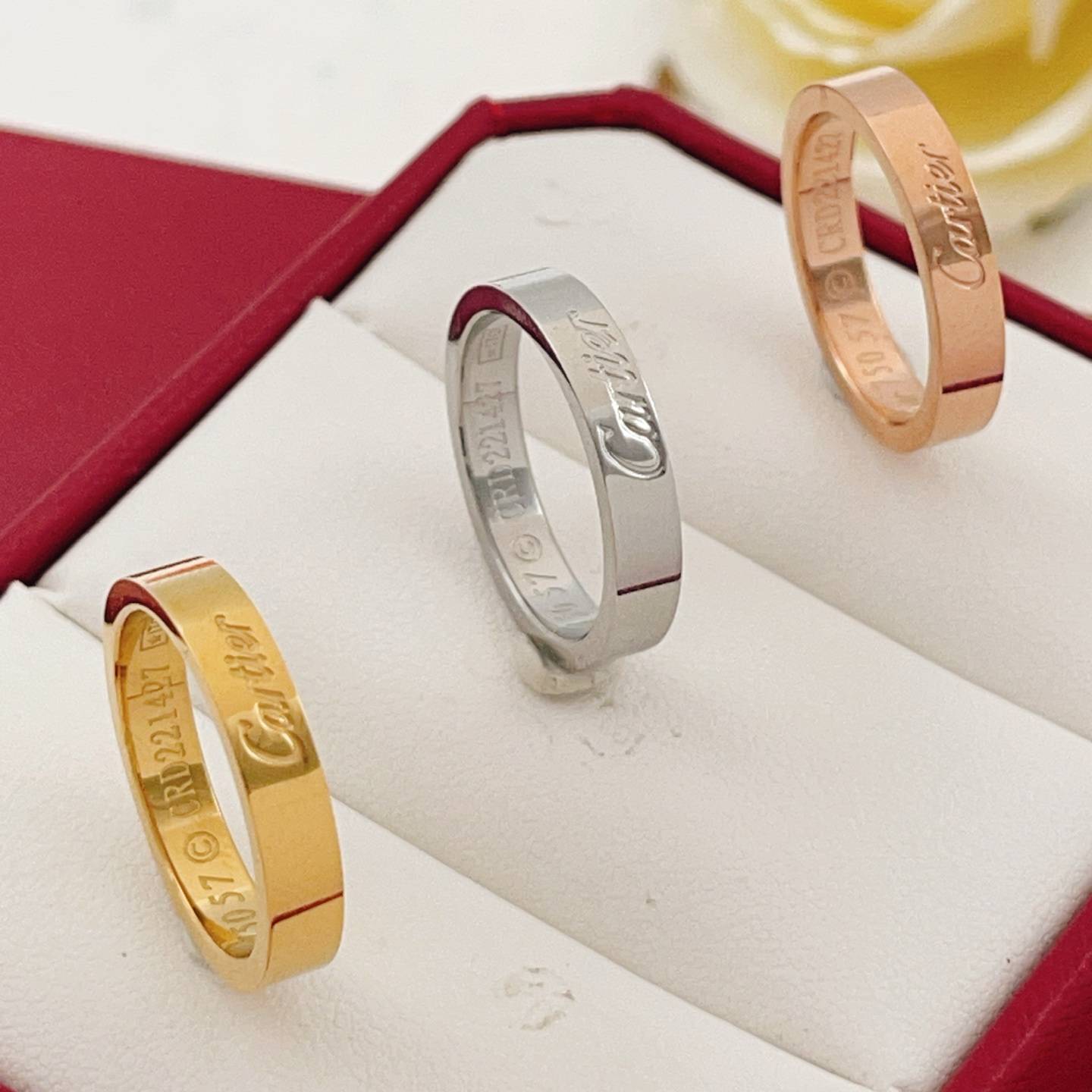 Cartier カルティエ レディース リング ジュスト アン クル 750 YG ブランドジュエリー 普段使い ギフト - 画像 3