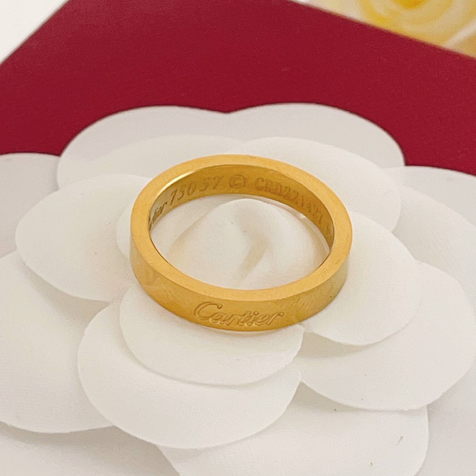 Cartier カルティエ レディース リング ジュスト アン クル 750 YG ブランドジュエリー 普段使い ギフト - 画像 5