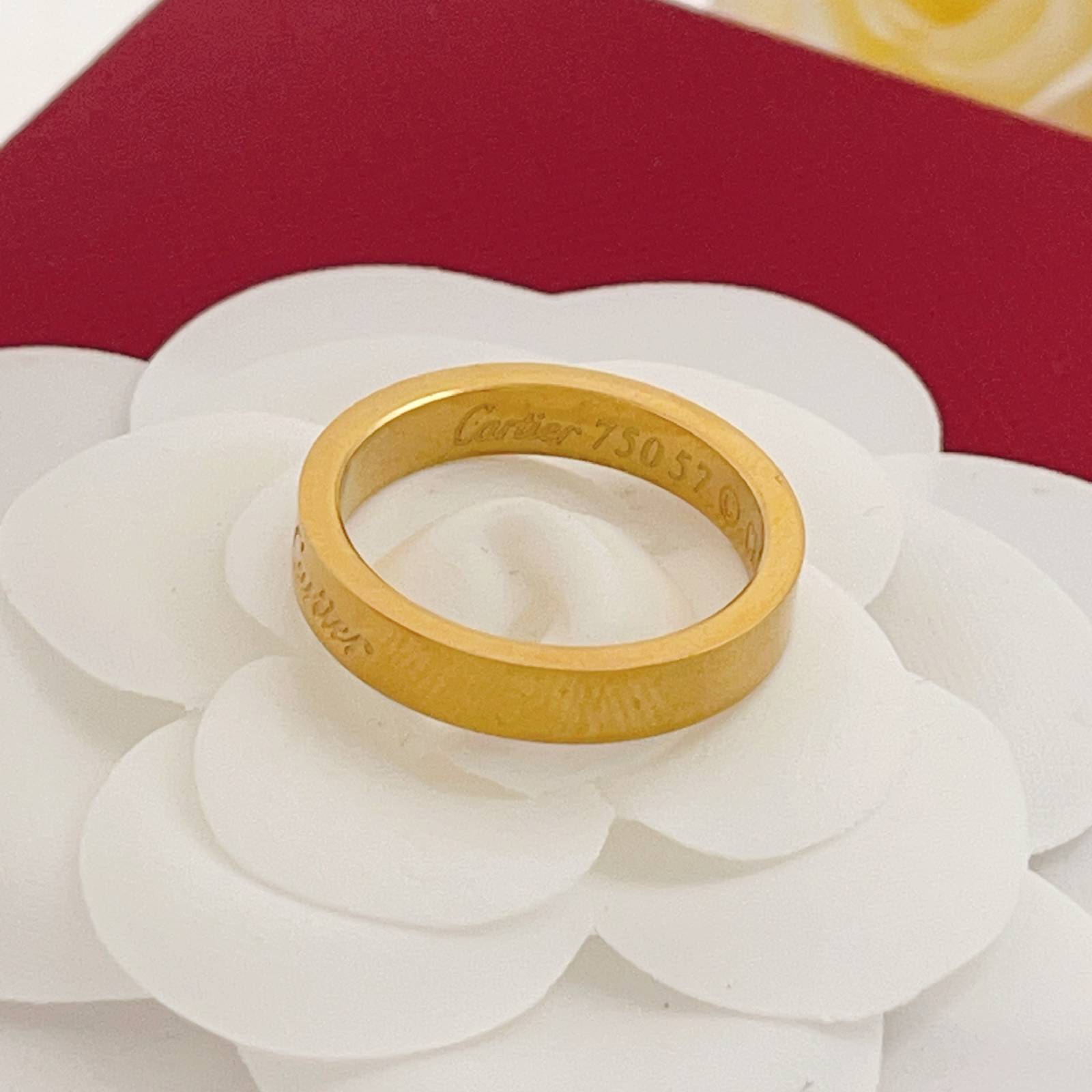 Cartier カルティエ レディース リング ジュスト アン クル 750 YG ブランドジュエリー 普段使い ギフト - 画像 6