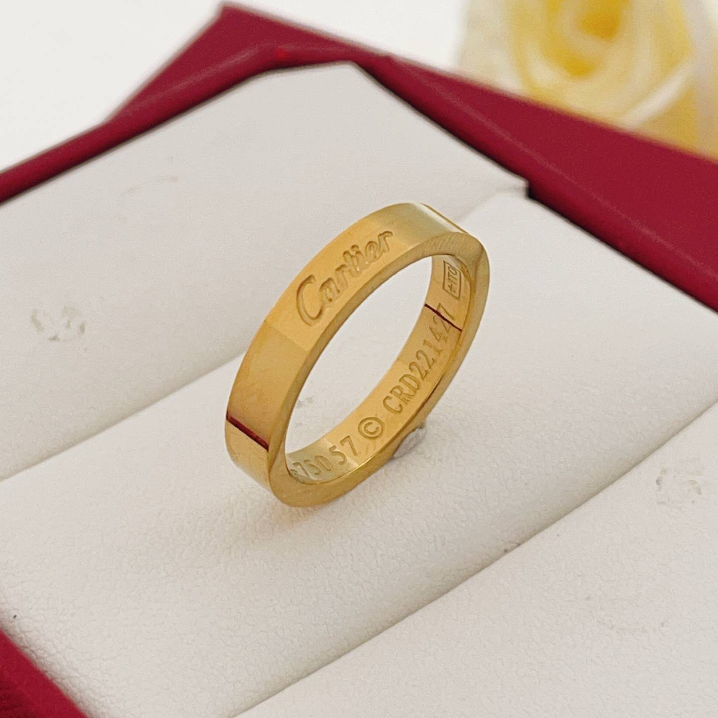 Cartier カルティエ レディース リング ジュスト アン クル 750 YG ブランドジュエリー 普段使い ギフト - 画像 7