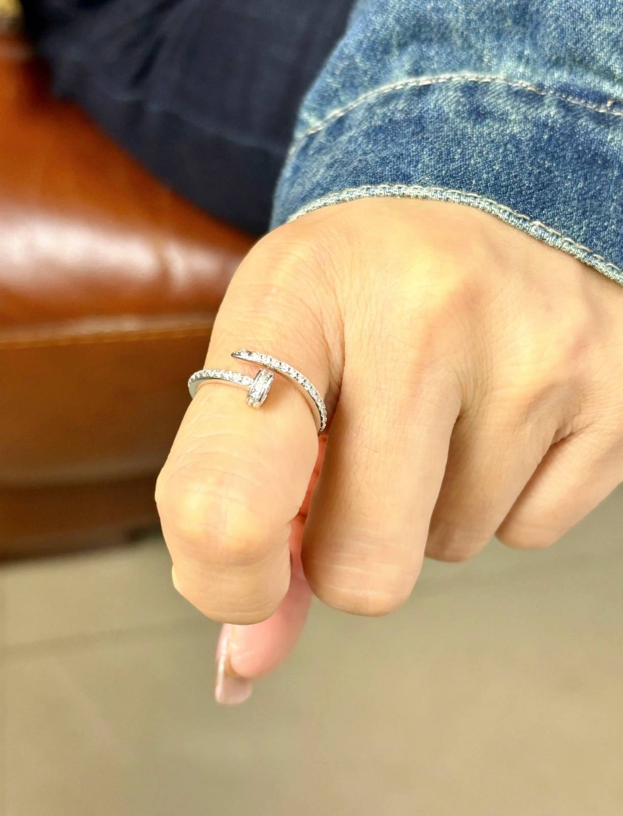 Cartier カルティエ レディース リング ジュスト アン クル 750 K18 YG WG PG ブランドジュエリー 普段使い ギフト - 画像 8