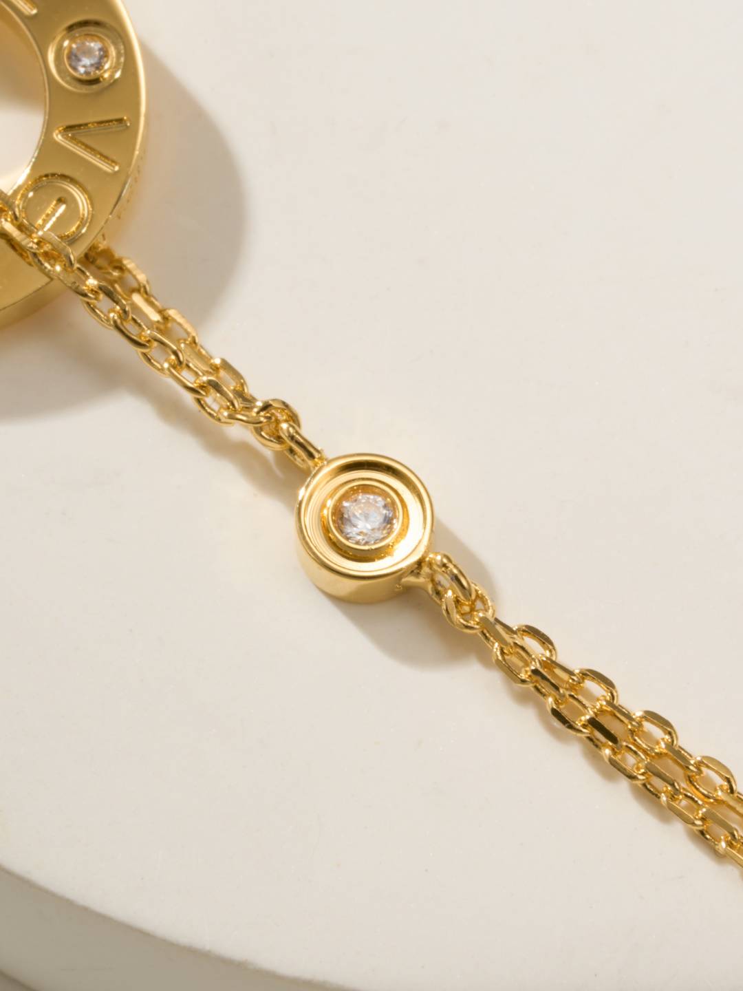 Cartier カルティエ レディース ネックレス LOVE ラブリング 750 イエローゴールド ブランドジュエリー プレゼント - 画像 12