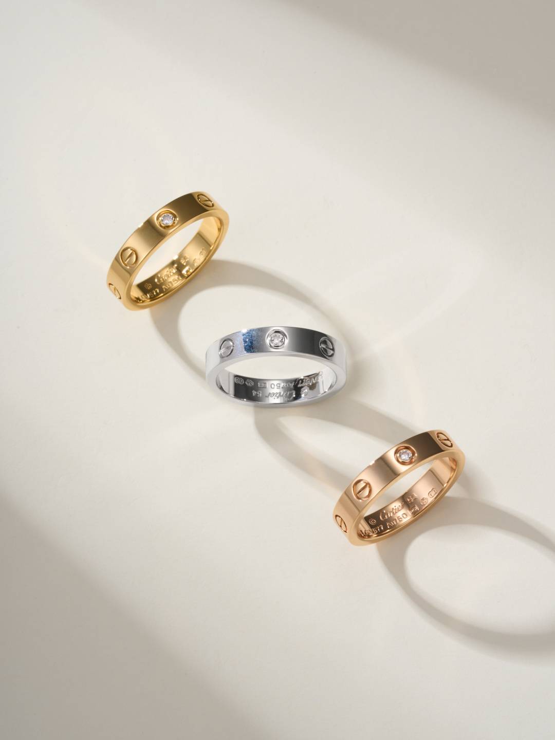 Cartier カルティエ レディース リング LOVE ラブリング 750 ダイヤモンド ブランドジュエリー 普段使い ギフト