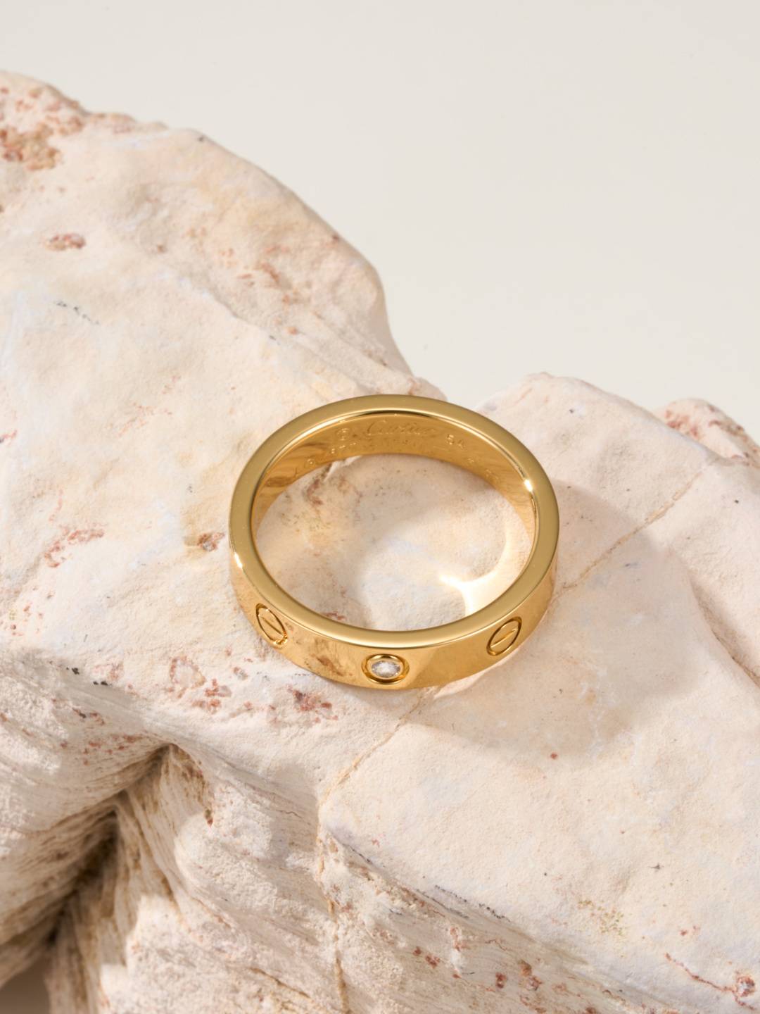 Cartier カルティエ レディース リング LOVE ラブリング 750 ダイヤモンド ブランドジュエリー 普段使い ギフト - 画像 2