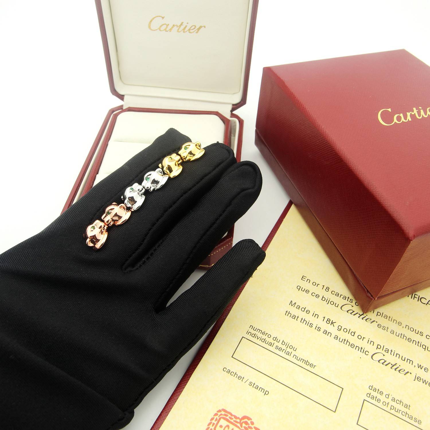 Cartier カルティエ レディース ピアス トリニティ 750 K18 ダイヤモンド ブランドジュエリー ギフト