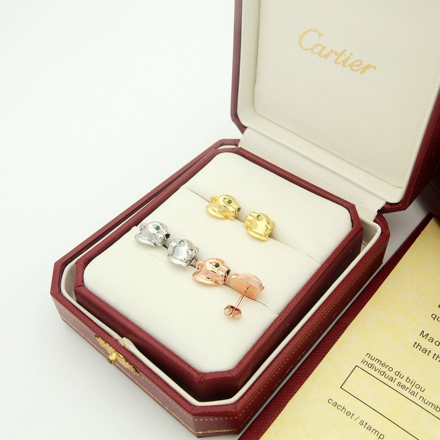 Cartier カルティエ レディース ピアス トリニティ 750 K18 ダイヤモンド ブランドジュエリー ギフト - 画像 3