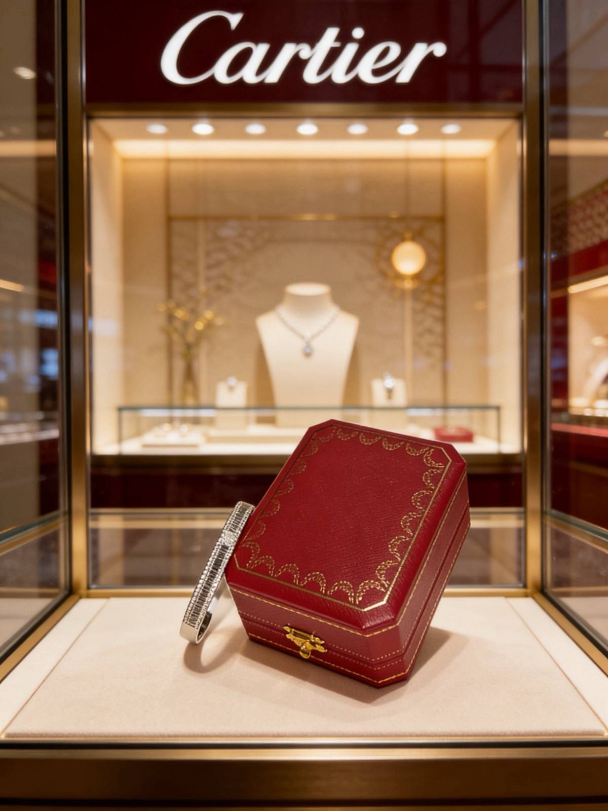 Cartier カルティエ レディース ブレスレット ファンテール 750 ダイヤモンド タイムレス ブランドジュエリー - 画像 5