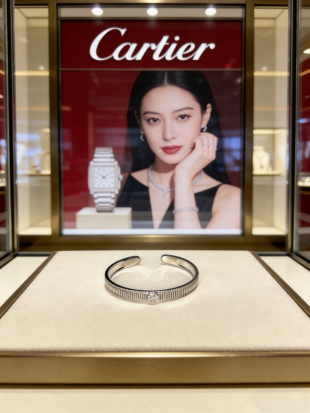 Cartier カルティエ レディース ブレスレット ファンテール 750 ダイヤモンド タイムレス ブランドジュエリー - 画像 6
