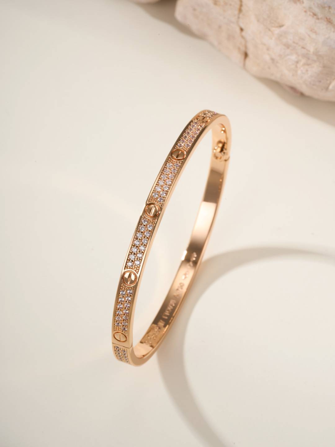 Cartier カルティエ レディース ブレスレット LOVE ラブリング 750 イエローゴールド ホワイトゴールド ピンクゴールド ブランドジュエリー 普段 - 画像 6