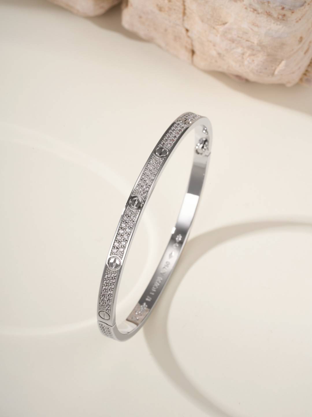 Cartier カルティエ レディース ブレスレット LOVE ラブリング 750 イエローゴールド ホワイトゴールド ピンクゴールド ブランドジュエリー 普段 - 画像 7