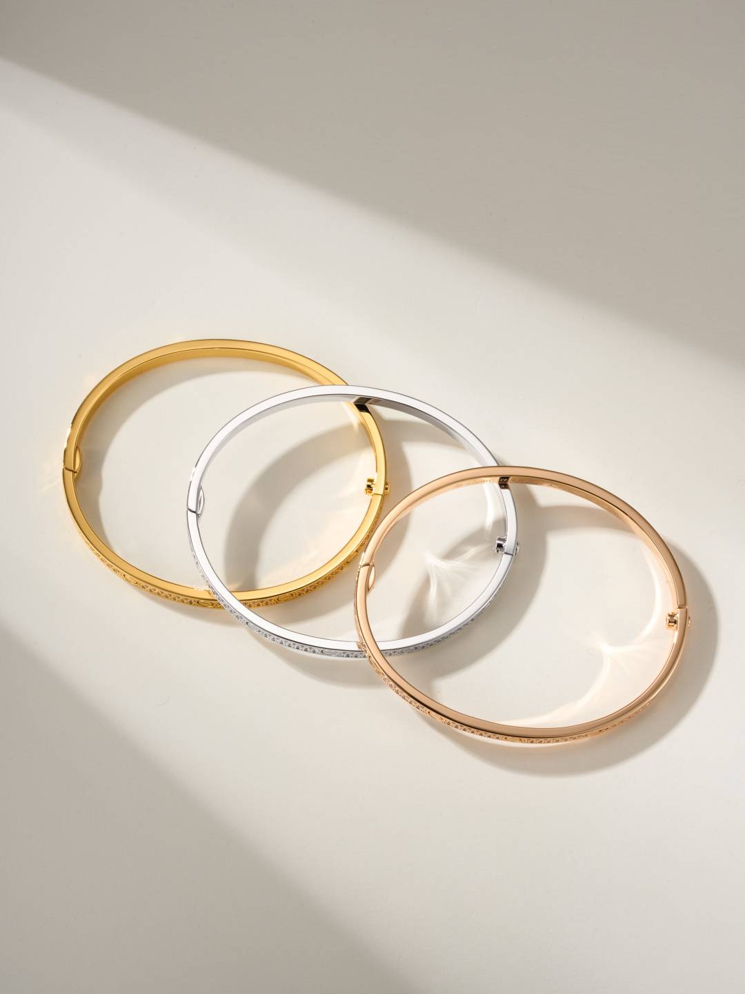 Cartier カルティエ レディース ブレスレット LOVE ラブリング 750 イエローゴールド ホワイトゴールド ピンクゴールド ブランドジュエリー 普段 - 画像 9