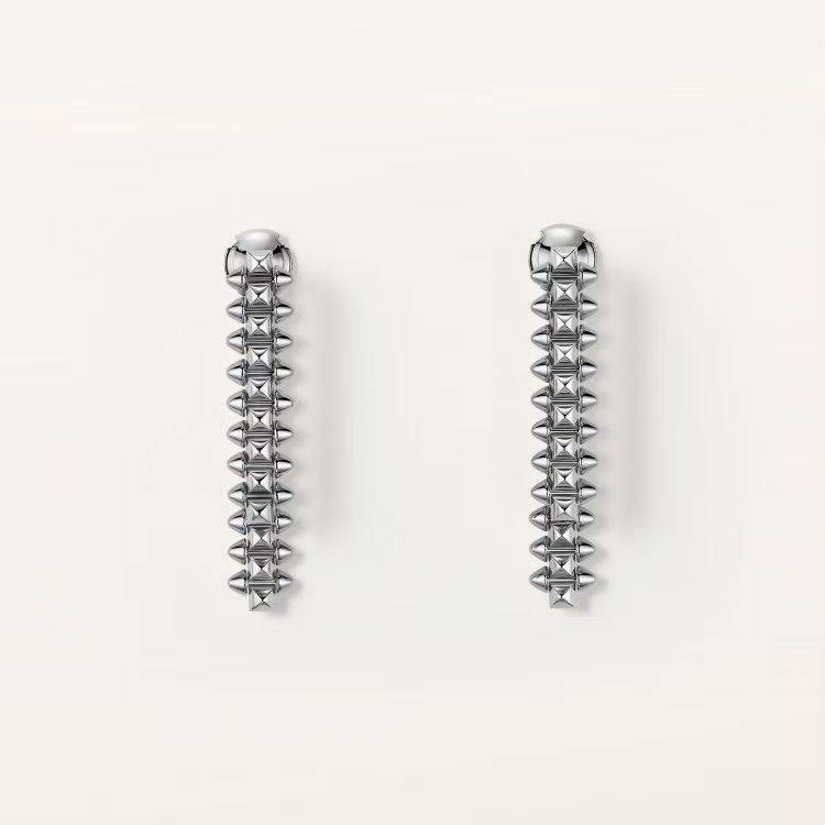 Cartier カルティエ レディース ピアス ジュスト アン クル ダイヤモンド 1P ダイヤ ブランドジュエリー 普段使い - 画像 4