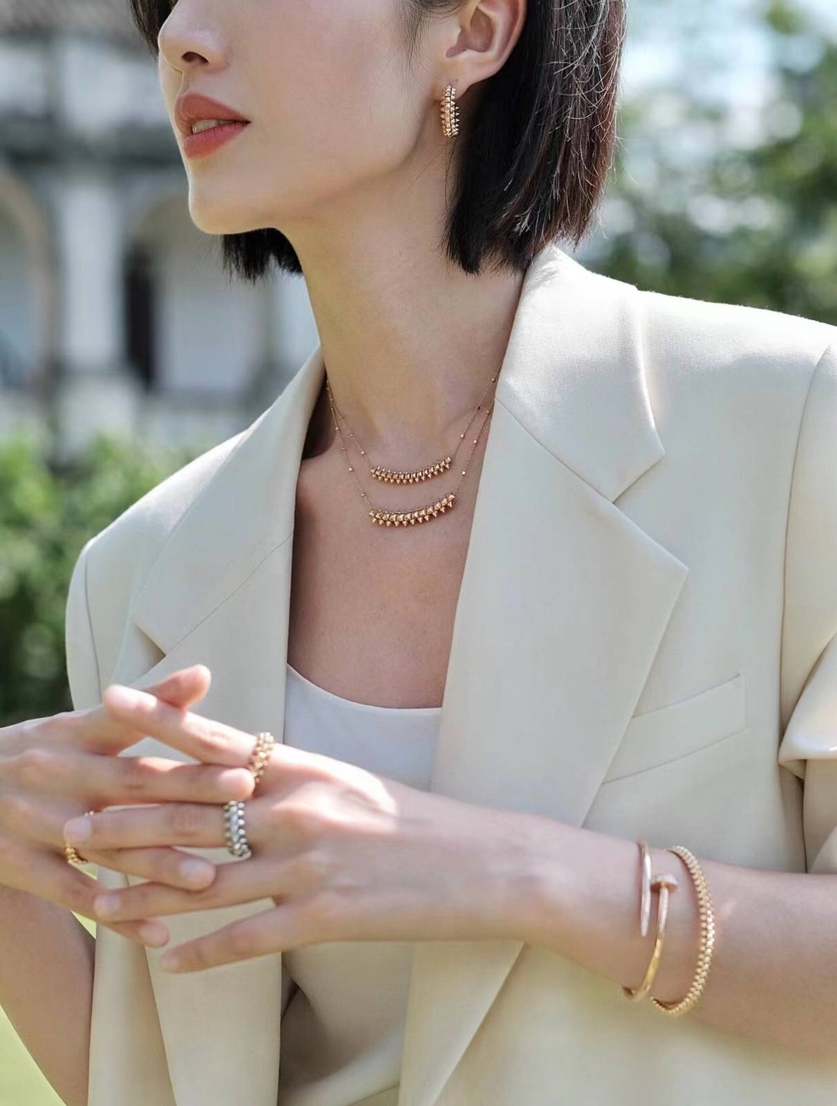 Cartier カルティエ レディース ピアス ジュスト アン クル 750YG ブランドジュエリー 普段使い ギフト - 画像 10