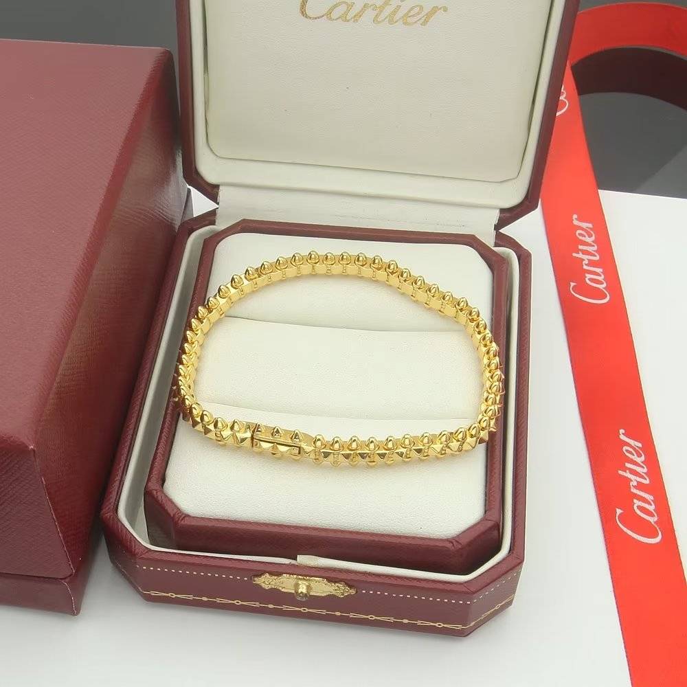 Cartier カルティエ レディース ブレスレット ジュスト アン クル 18金 ブランドジュエリー プレゼント - 画像 2