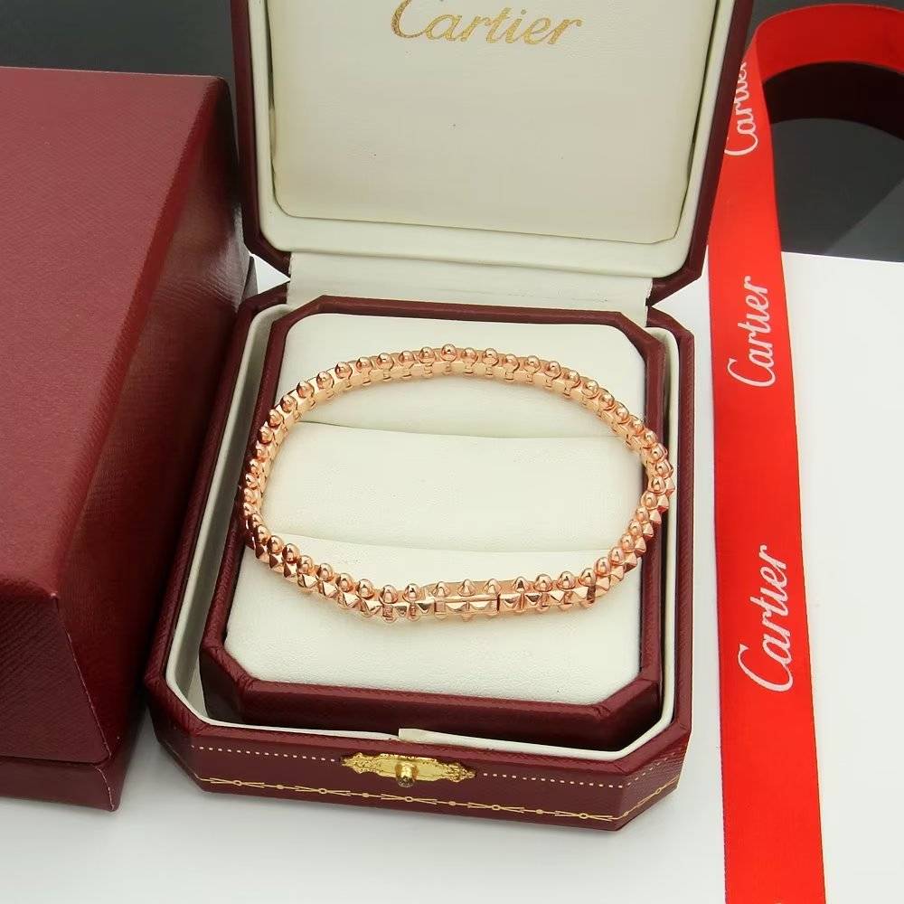 Cartier カルティエ レディース ブレスレット ジュスト アン クル 18金 ブランドジュエリー プレゼント - 画像 3
