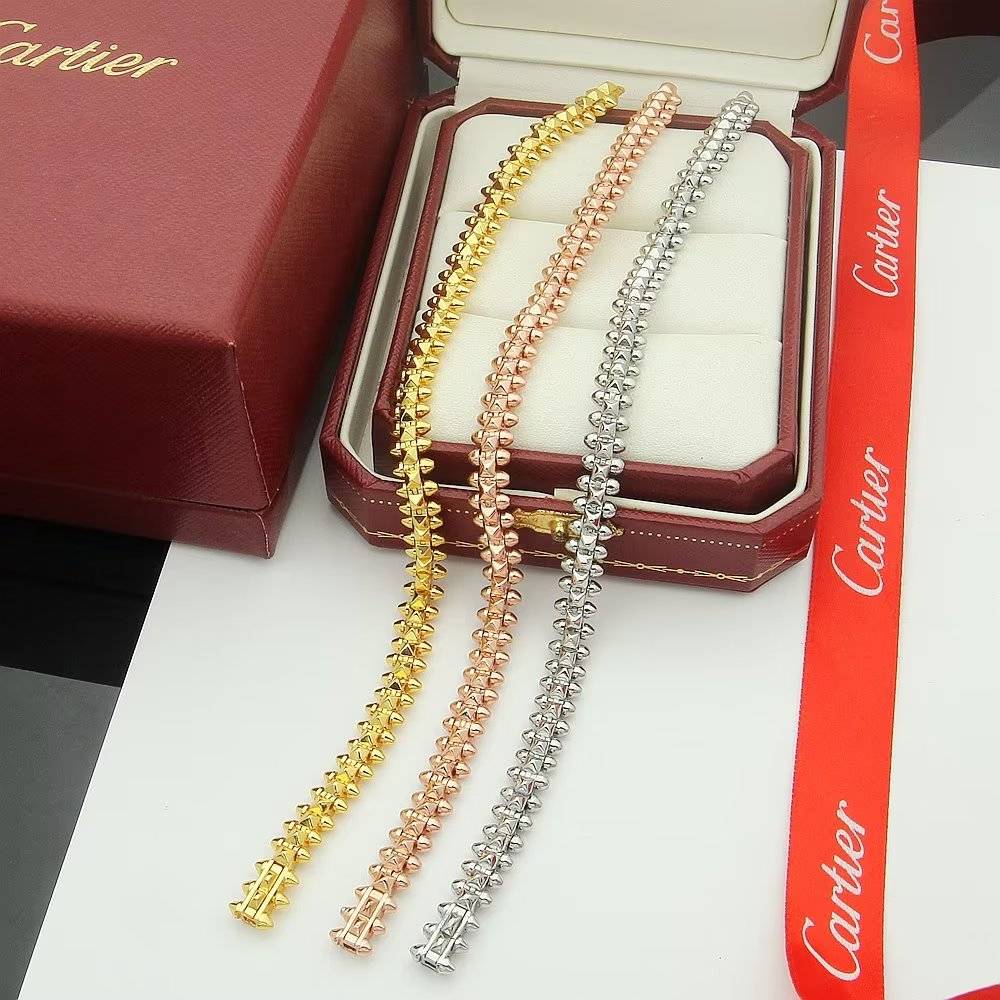 Cartier カルティエ レディース ブレスレット ジュスト アン クル 18金 ブランドジュエリー プレゼント - 画像 7